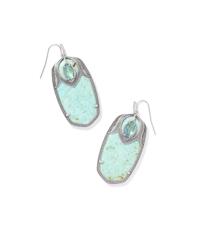 Kendra Scott Darby Vintage Silver Drop Earrings | Mix