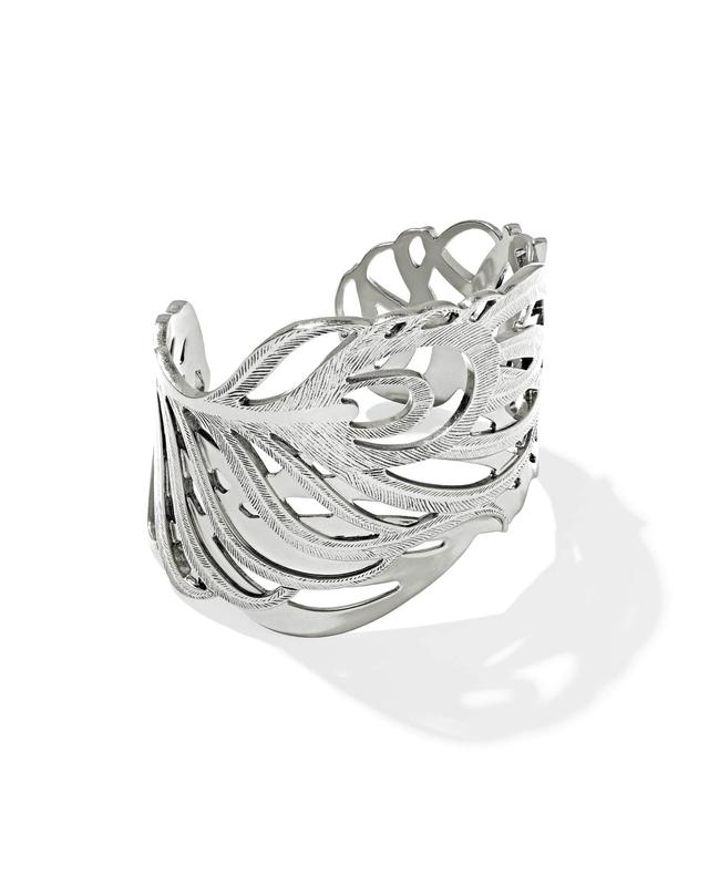 Kendra Scott Karina Vintage Silver Cuff Bracelet | Metal