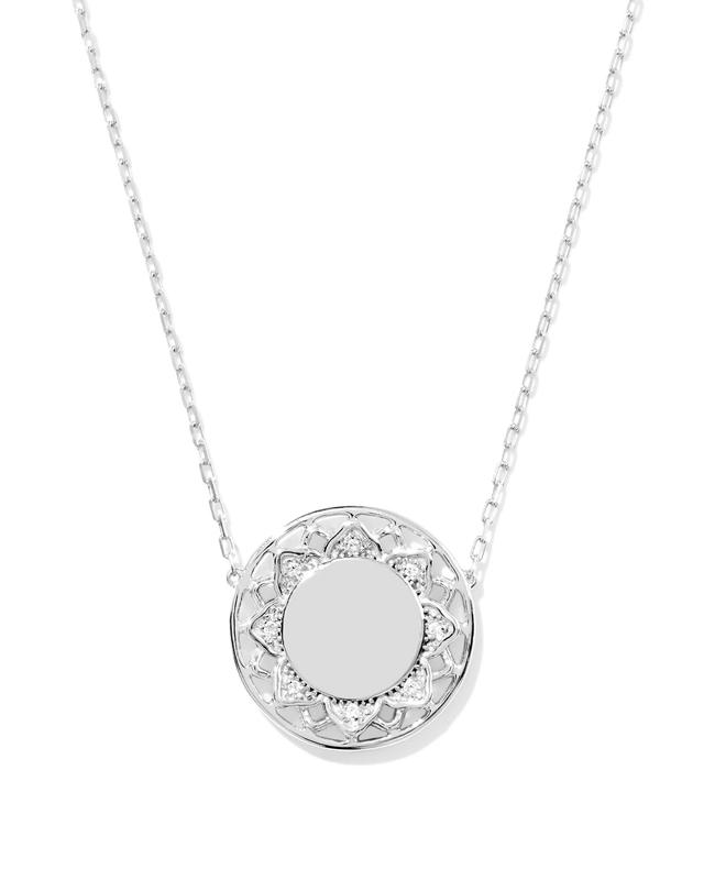 Kendra Scott Christine Sterling Silver Pendant Necklace | Topaz