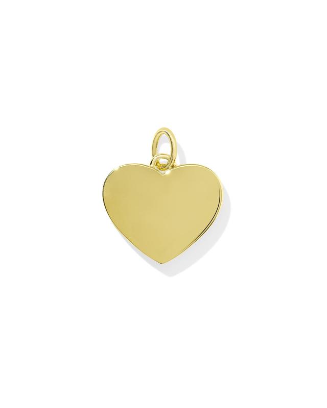 Kendra Scott Mackenzie 18k Gold Vermeil Heart Charm | Metal