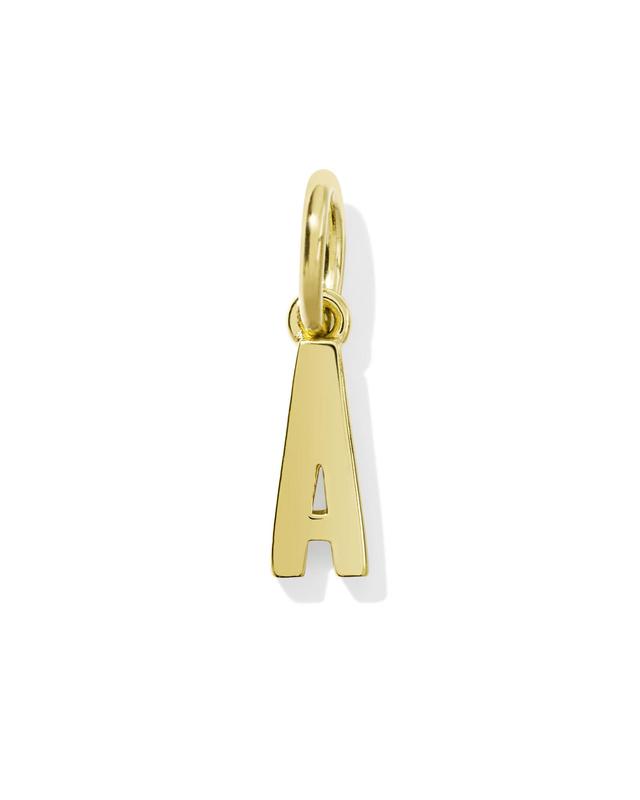 Kendra Scott Letter A 18k Gold Vermeil Charm | Metal