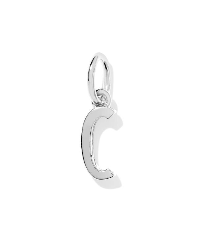 Kendra Scott Letter C Sterling Silver Charm | Metal