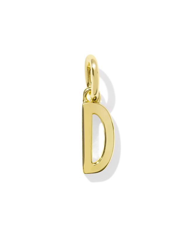 Kendra Scott Letter D 18k Gold Vermeil Charm | Metal