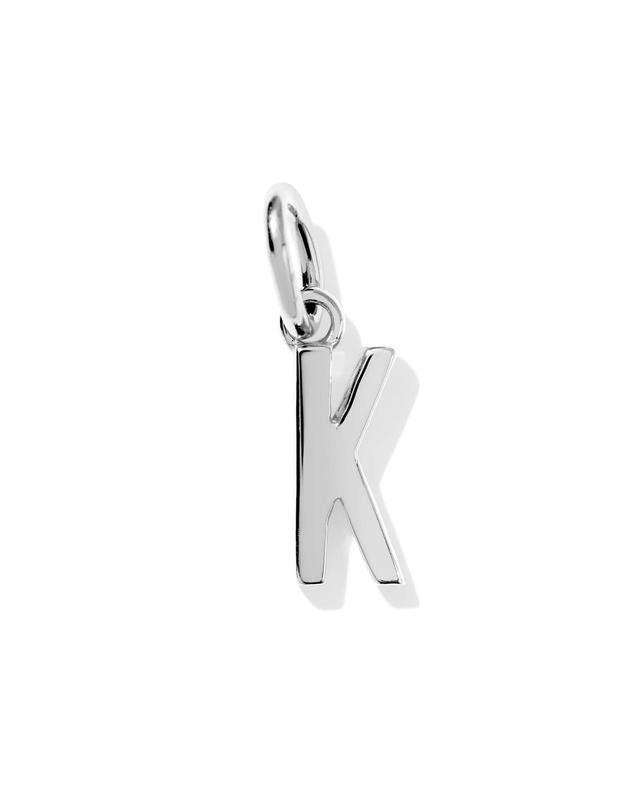 Kendra Scott Letter K Sterling Silver Charm | Metal