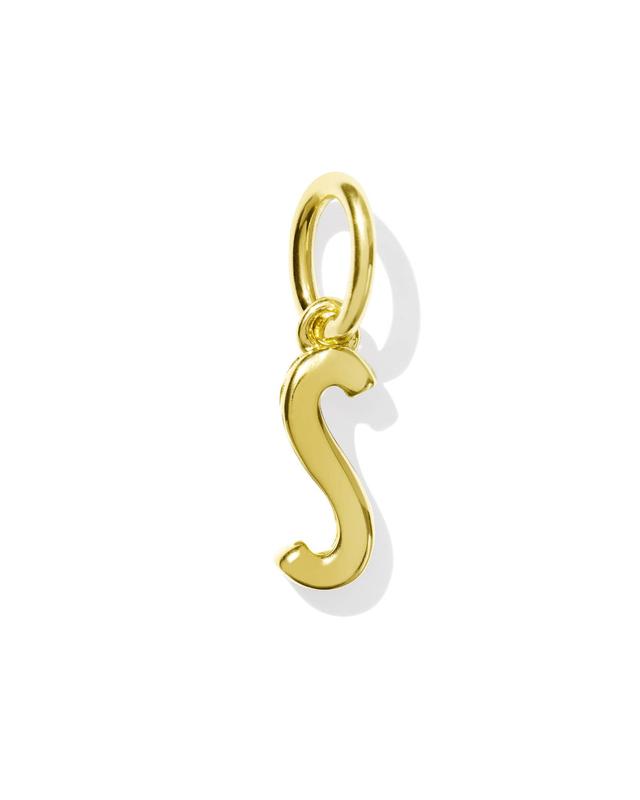 Kendra Scott Letter S 18k Gold Vermeil Charm | Metal
