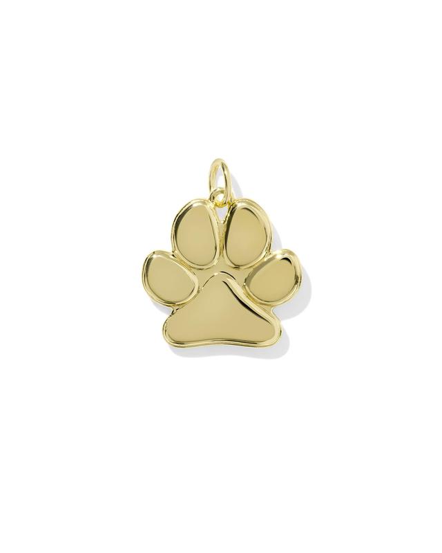 Kendra Scott Paw Print 18k Gold Vermeil Charm | Metal
