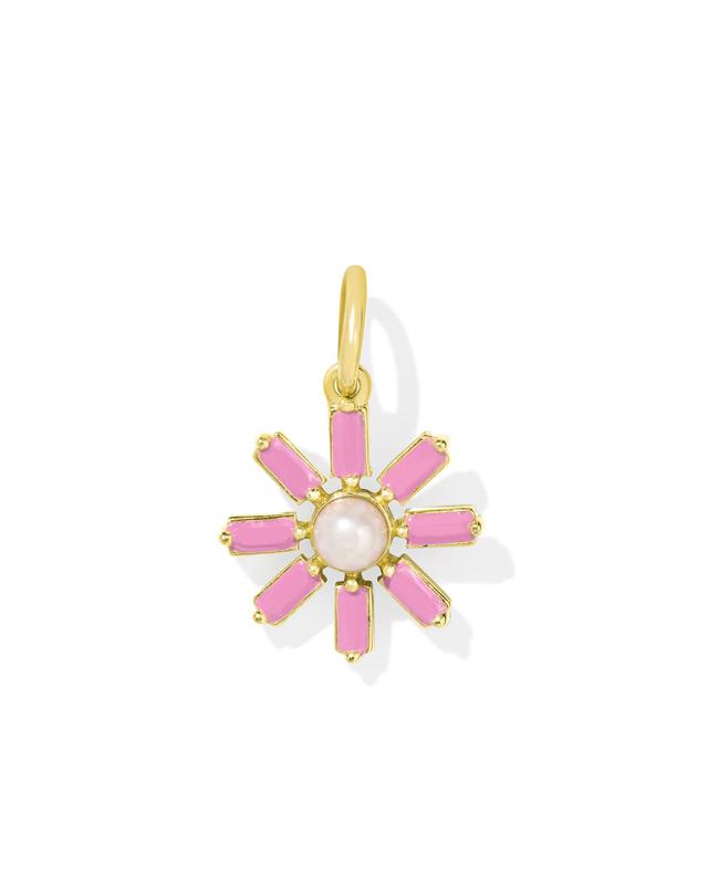 Kendra Scott Valerie 18k Gold Vermeil Flower Charm | Enamel