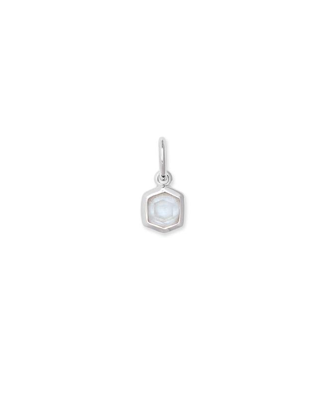 Kendra Scott Davie Sterling Silver Charm in | Rock Crystal