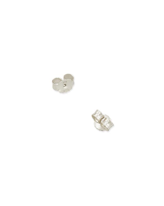 Kendra Scott Fine Stud Backs Set Of 2 in 14k White Gold Earrings | Metal