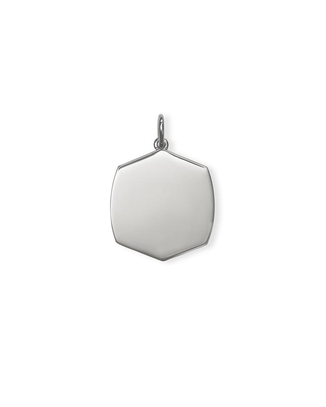 Kendra Scott Davis Charm in Sterling Silver | Metal