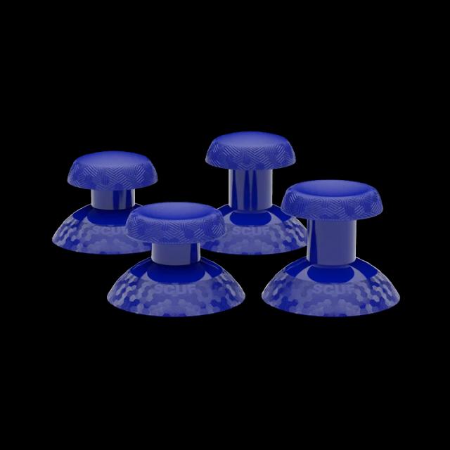 SCUF Gaming Valor Pro Thumbstick 4 Pack (Short & Long Concave And Short & Long Domed) - Blue