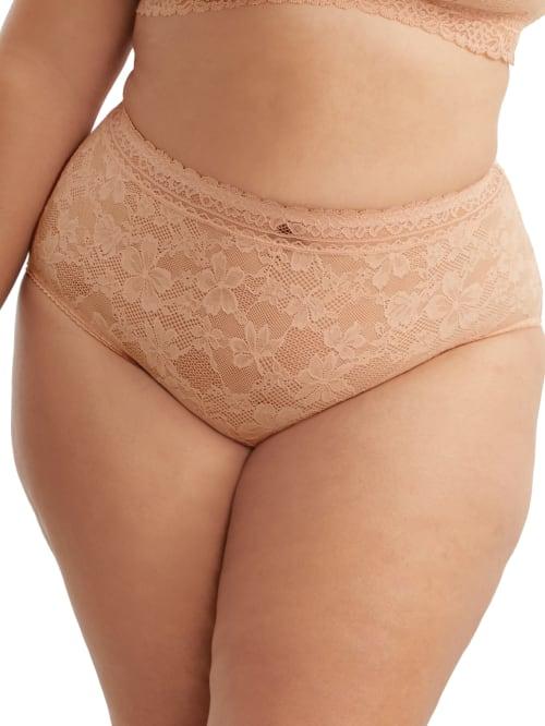 The Soft Stretch High-Waist Lace Brief