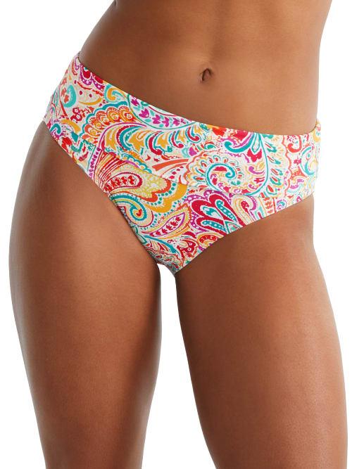 Phoenix Fold-Over High-Waist Bikini Bottom