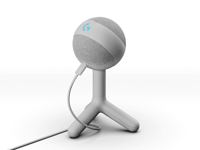 Logitech G Yeti Orb RGB Gaming Mic with Blue VO!CE - White