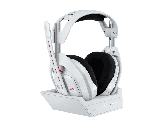 Logitech G A50 Wireless Gaming Headset + Base Station with PLAYSYNC AUDIO in White