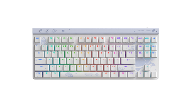 Logitech G515 Kamisato Ayaka Edition Keyboard in White