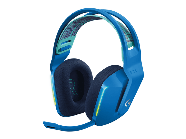 Logitech G733 Ultra-Lightweight, Wireless Gaming Headset in Blue