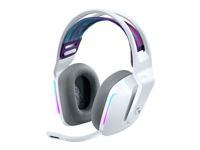Logitech G733 Ultra-Lightweight, Wireless Gaming Headset in White
