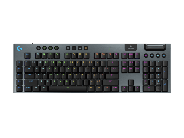Logitech G915 X LIGHTSPEED Low-Profile Wireless Gaming Keyboard, Tactile in Black