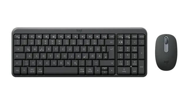 Logitech MK250 Bluetooth® Compact Keyboard Mouse Combo in Graphite