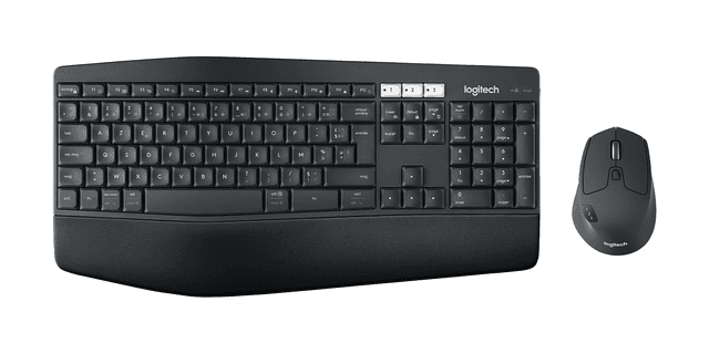 Kit di mouse e tastiera wireless multidispositivo Logitech MK850 in Black, Francese (AZERTY)