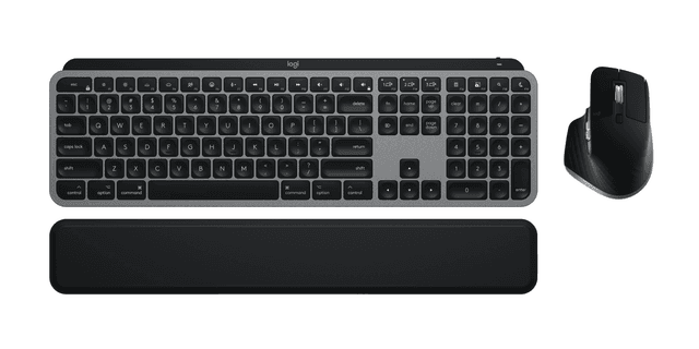 Logitech MX Keys S Combo for Mac Wireless Keyboard & Mouse in Space Grey