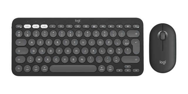 Logitech Pebble 2 Combo for Mac - Wireless Keyboard Mouse in Graphite