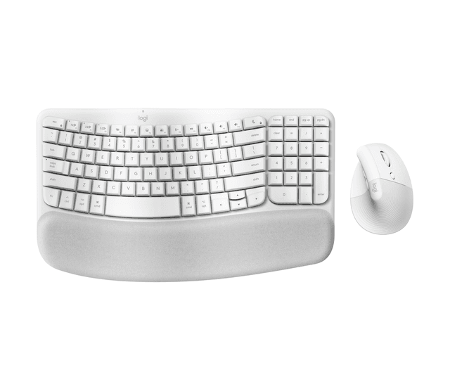Logitech Wave Keys & Lift Combo For Mac | in Off-white