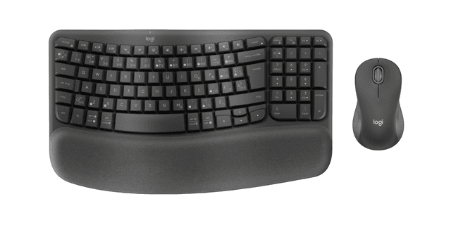 Logitech Wave Keys Mk670 Keyboard Mouse Combo | in Graphite