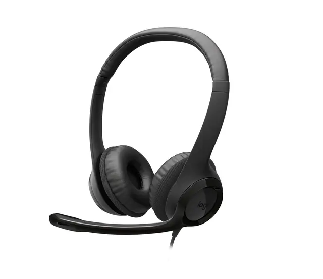 Logitech H390 Usb Headset With Noise-Canceling Mic in Black