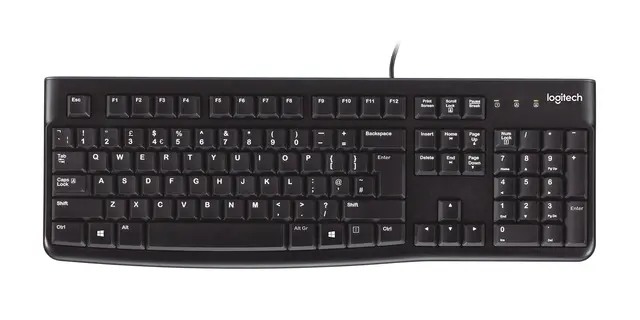 Tastiera USB standard per computer Logitech K120, Belga (AZERTY)