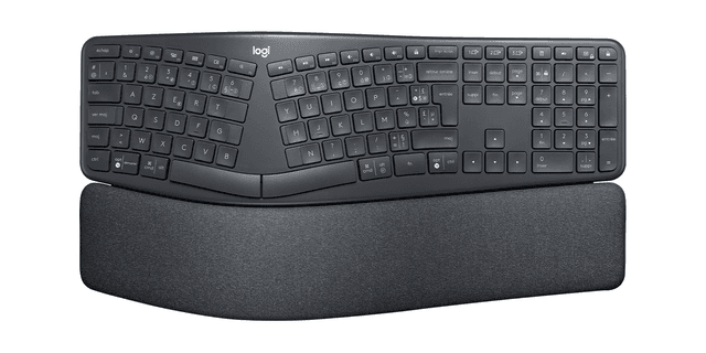 Tastiera wireless split Logitech ERGO K860 in Grafite, Francese (AZERTY)