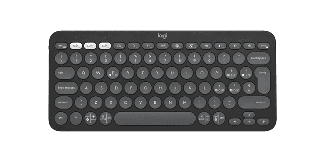 Logitech Pebble Keys 2 K380s Bluetooth Keyboard in Graphite