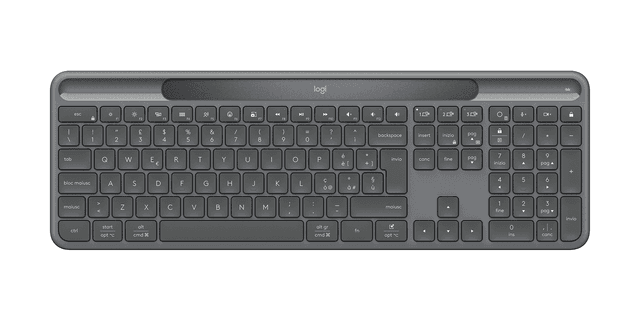 Logitech Signature Slim Solar+ K980 for Business in Grafite, Italiano (QWERTY)