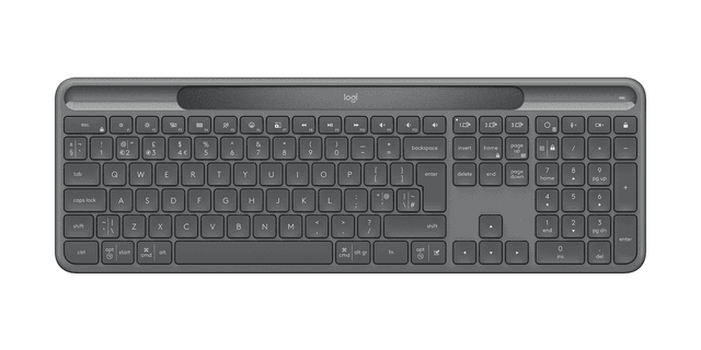 Logitech Signature Slim Solar+ K980 for Business in Grafite, Inglese Regno Unito (QWERTY)