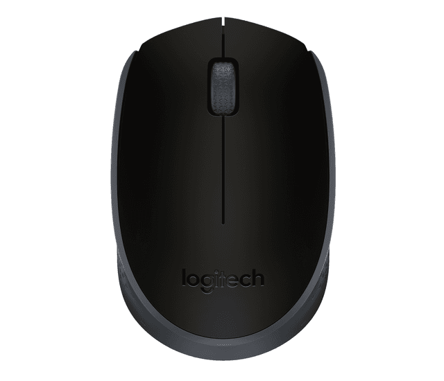 Logitech M171 Wireless Mouse - Comfort and Mobility in Black/Grey