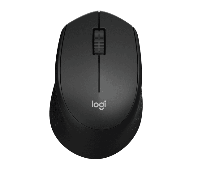 Logitech M280 trådlös mus – bekväm, rundad form in Svart