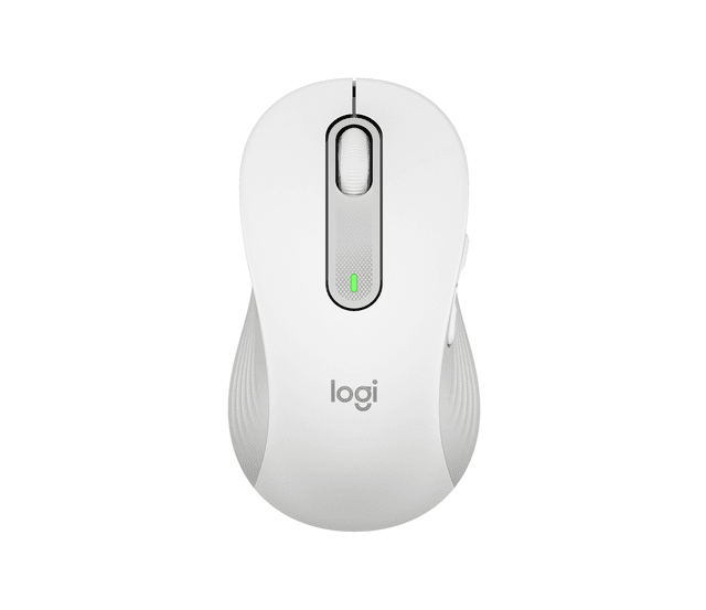 Logitech Souris sans fil M650 - Souris petite, large, pour gauchers en Blanc Cassé
