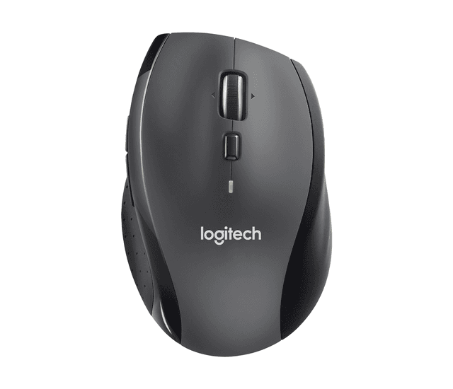 Logitech M705 Marathon – trådlös mus med 3 års batteritid in Svartgrå
