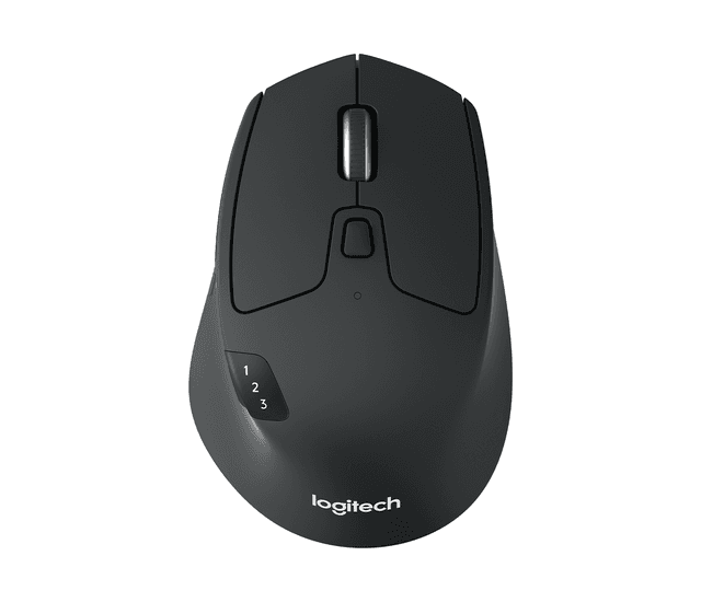 Logitech M720 Triathlon Multi-Computer Wireless Mouse in Black