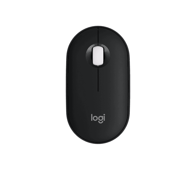 Logitech Pebble Mouse 2 M350s - Bluetooth, Slim, Portable in Black
