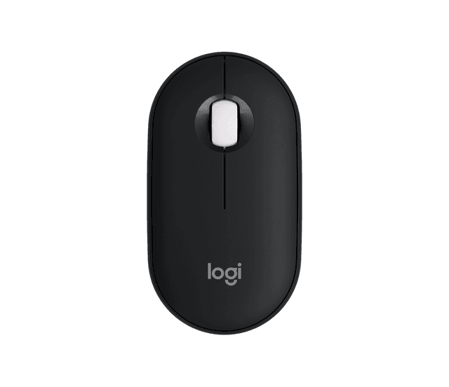 Logitech Pebble Mouse 2 M350S - Bluetooth, Slim, Portable | in Black