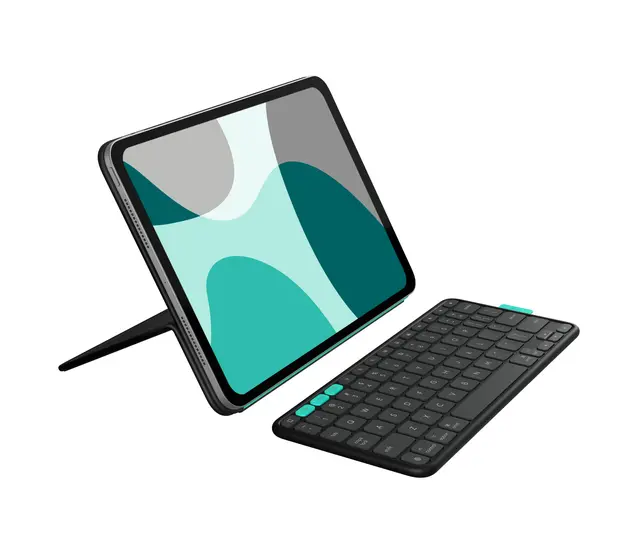 Logitech Flip Folio - Ipad Keyboard Case | in Midnight Black