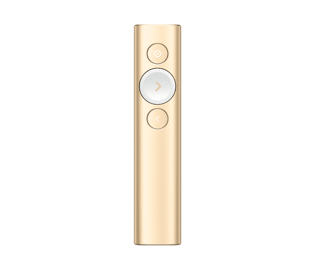 Logitech Spotlight Advanced Wireless Presentation Remote in Gold