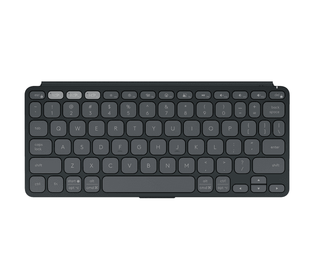 Logitech Refurbished Keys-To-Go 2 Tablet Keyboard in Graphite