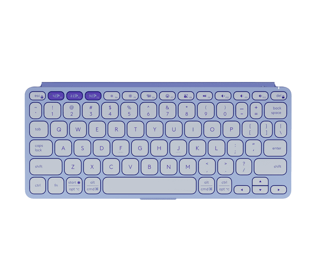 Logitech Refurbished Keys-To-Go 2 Tablet Keyboard in Lilac