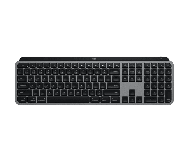 Logitech Refurbished MX Keys S for Mac Wireless Keyboard in Space Grey