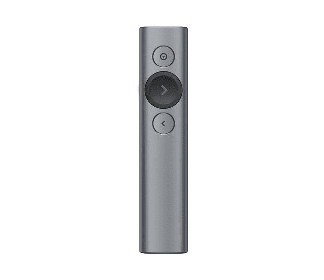 Logitech Refurbished Spotlight Presentation Remote in Slate