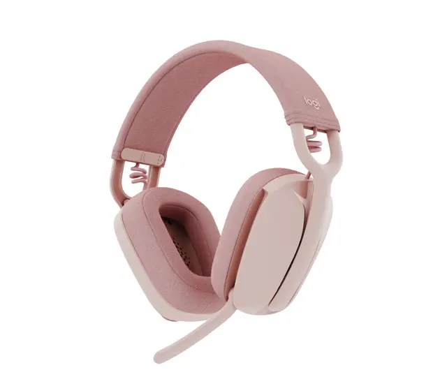 Logitech Refurbished Zone Vibe 100 Wireless Headset in Rose
