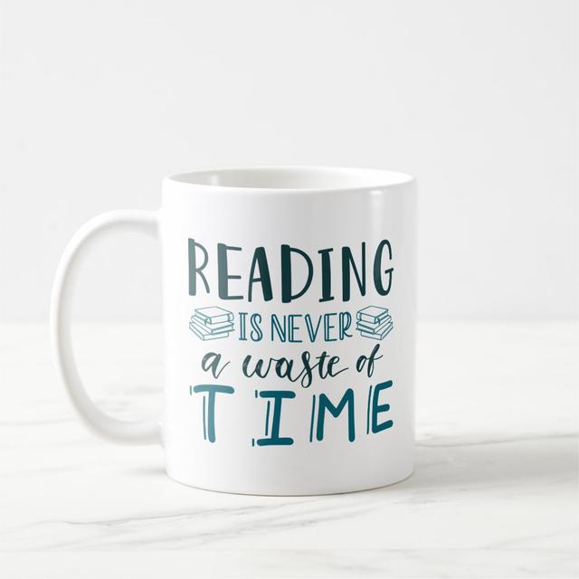 Reading Is Never A Waste Of Time Coffee Mug